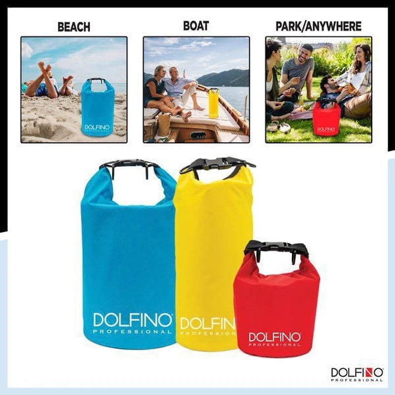 Dolfino Pro Nylon Waterproof Dry Bags 3 Piece Set