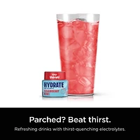 Ninja Thirsti HYDRATE Gouttes d'eau aromatisées à la fraise Kiwi avec électrolytes et contenant 0 calorie*, 0 sucre* (*par portion classique de 355 ml), WCFSTK6C Gouttes d’eau aromatisée