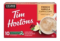 Tim Hortons Cappuccino Vanille Française Keurig Capsule K-Cup 10ct