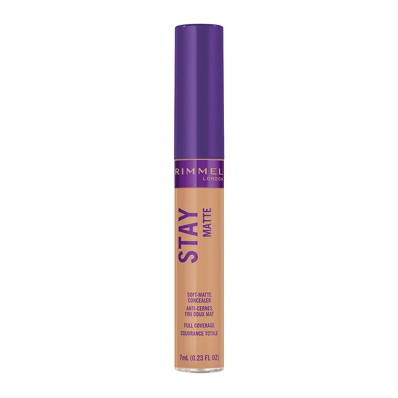 Rimmel Stay Matte Concealer, with Vitamin A, 24 Hours Wear, Lightweight, Silky-Smooth Texture, Soft Matte Baby Finish, 100% Cruelty-Free