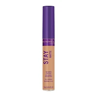 Rimmel Stay Matte Concealer, with Vitamin A, 24 Hours Wear, Lightweight, Silky-Smooth Texture, Soft Matte Baby Finish, 100% Cruelty-Free