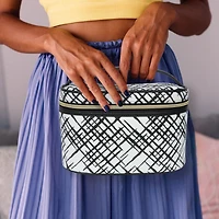 Equate Beauty cosmetic bag - Crosshatch Train Case