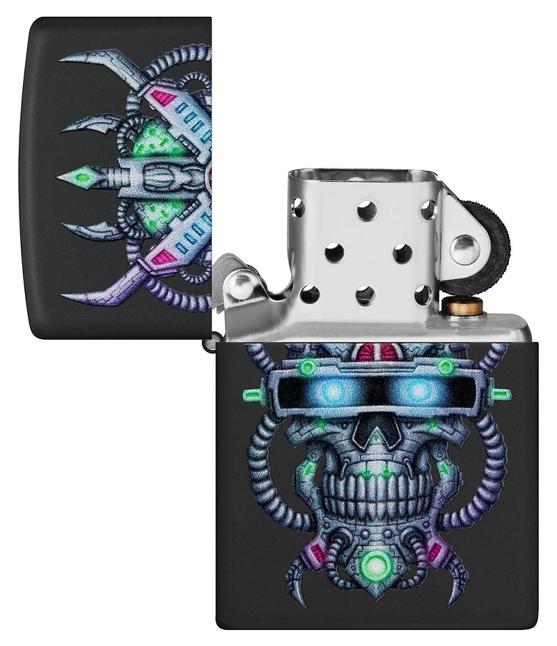 Zippo Cyber Skull Design (48516)