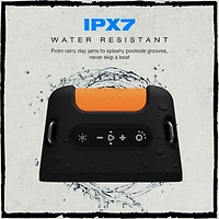 Skullcandy Stomp Bluetooth Speaker – IPX7 Waterproof Wireless Portable Speaker