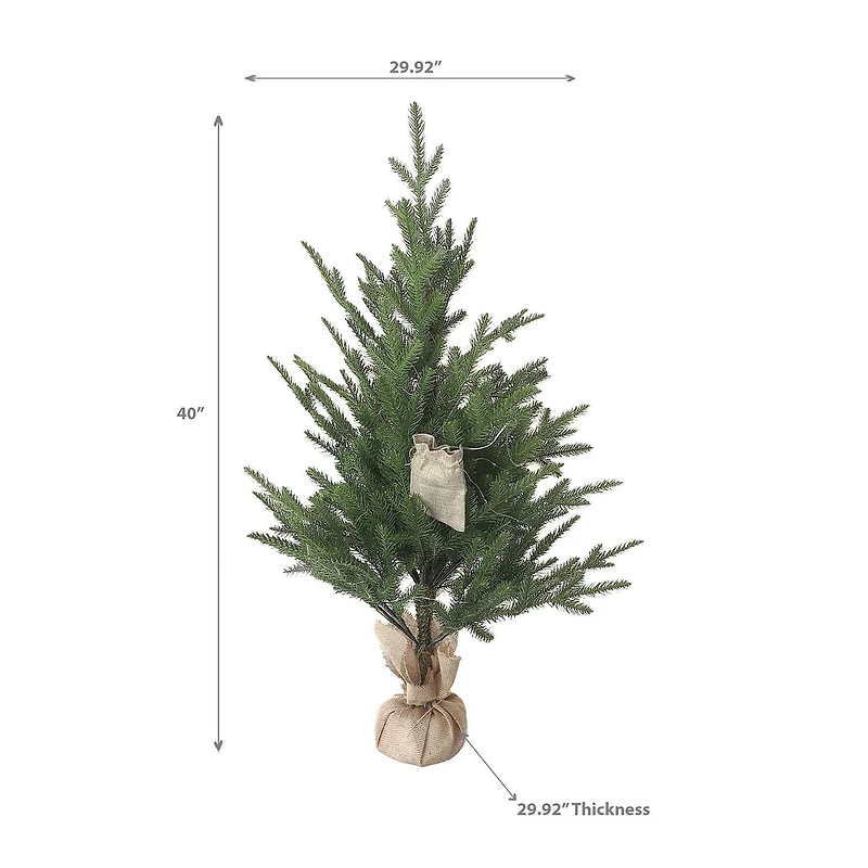 40" Aspen Christmas Tree With Light