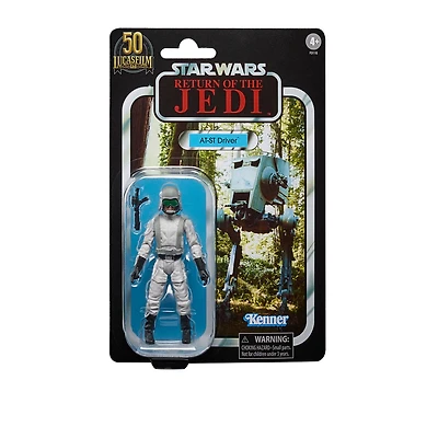 Star Wars The Vintage Collection AT-ST Driver Toy, 3.75-Inch-Scale Lucasfilm First 50 Years Star Wars Original Trilogy Figure, Ages 4 and Up