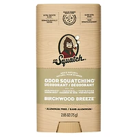 Dr. Squatch Natural Men's Deodorant - Odor-Squatching Aluminum Free - Birchwood Breeze (2.65 oz)
