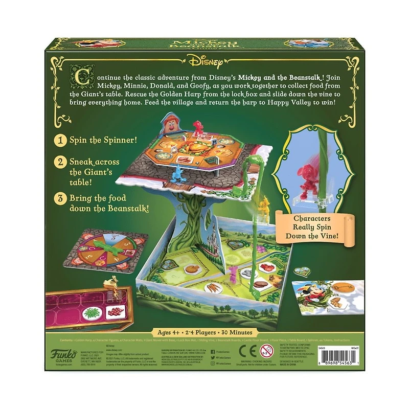 Funko Disney "Mickey And The Beanstalk" Jeu De Plateau
