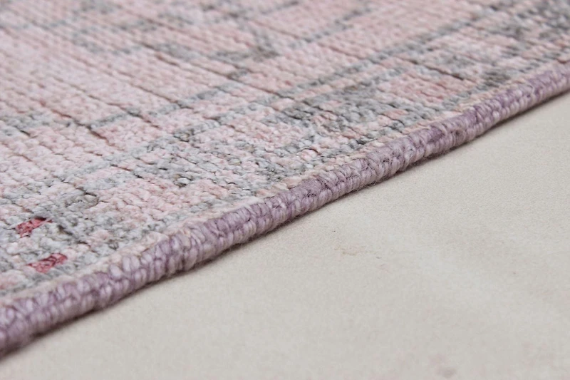 ECARPETGALLERY 5'0" x 8'2"  Casual Jules Oushak Hand-knotted Area Rug for Living Room, Dining Room and Bedroom in Grey