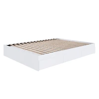 Nexera Aura 3 Drawer White Bed