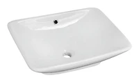 Imaginations Américaines 21.5-po. W Vessel Set Blanc