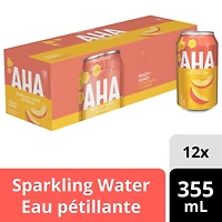 Aha Miel de pêche Fridge Pack Cannettes, 355 mL, 12 Pack