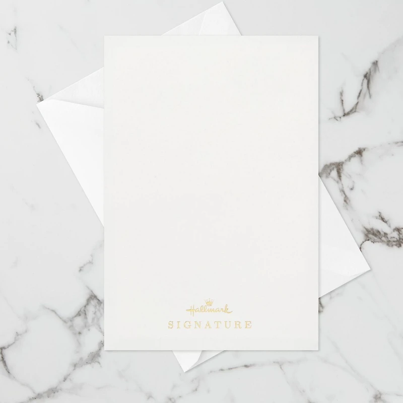 Carte de fête Signature en relief – Paper Wonder de Hallmark (Teckel, « All day happy »)