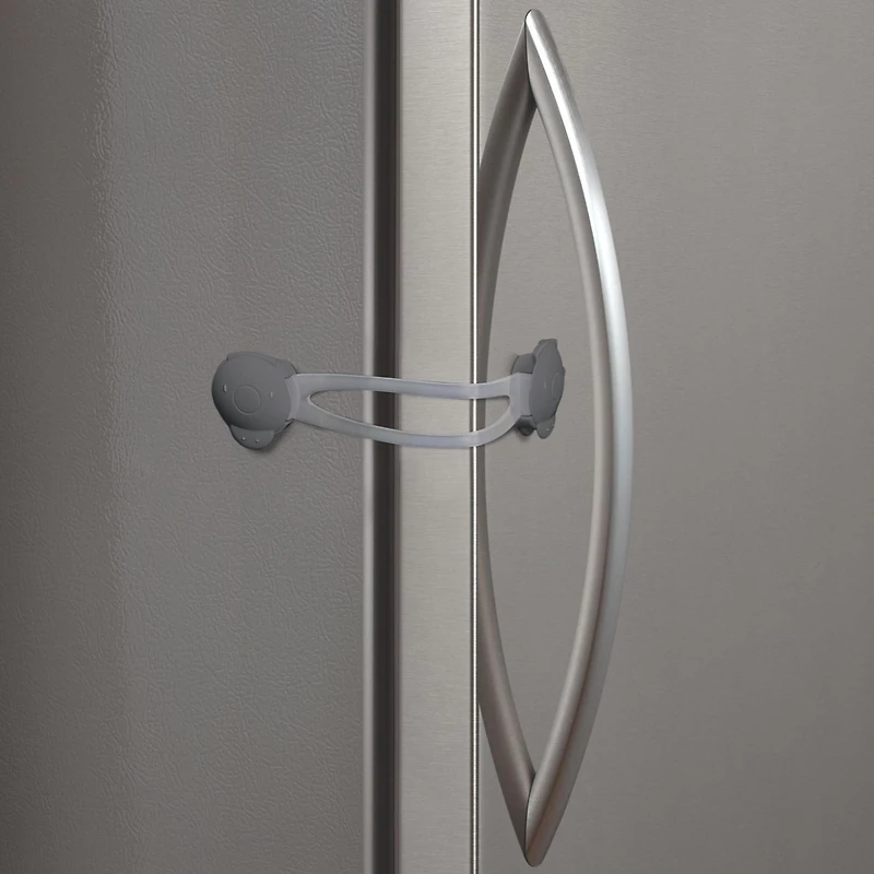 Verrou en lanière flexible (gris) x2