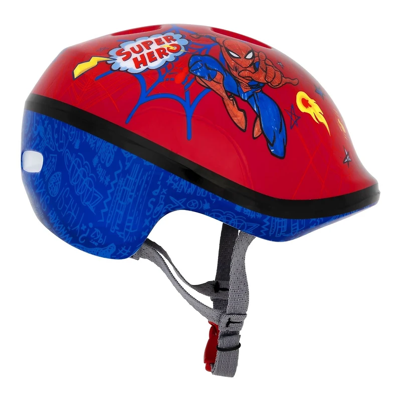 Casque Spider-Man Hero Power Hour pour tout-petits par Bell Sports Convient à 48-52 cm
