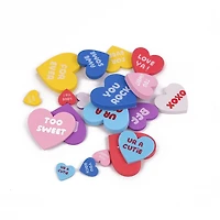 20 CONVERSAONAL HEART STICKER