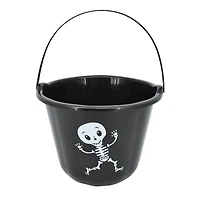 Seau à friandises noir d'Halloween