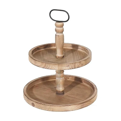 IH Casa Decor 2 Niveaux En Bois Rond