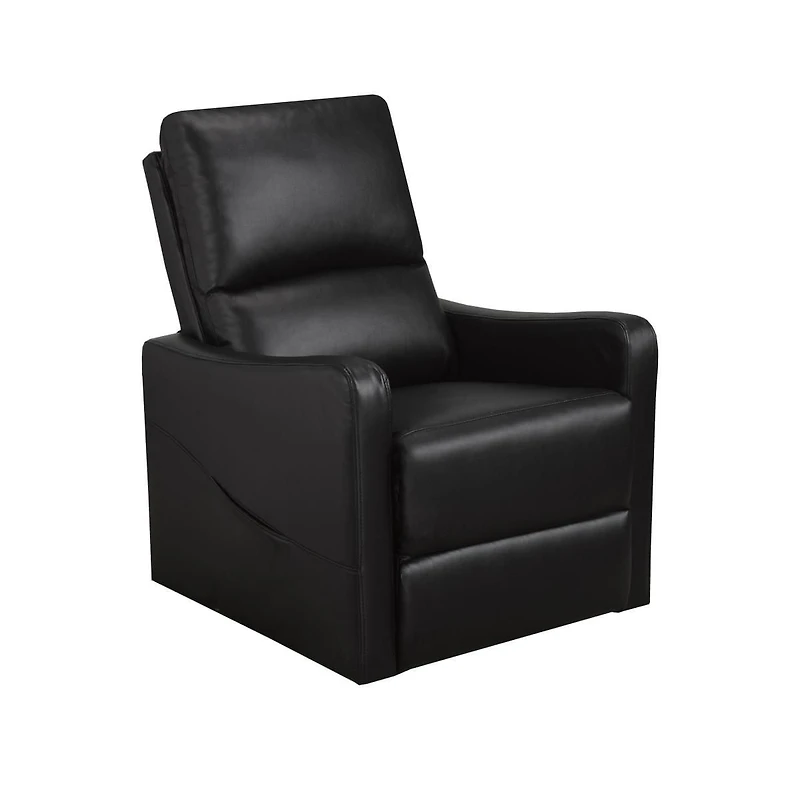 Reclinable chaise Ariel, Noir