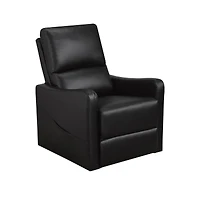 Reclinable chaise Ariel, Noir