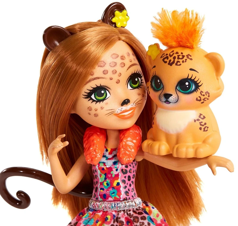 Enchantimals Cherish Cheetah Doll & Quick-Quick Cheetah Figure