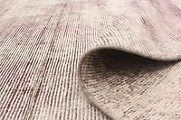 ECARPETGALLERY Tapis Noué à la Main pour Salon, Salle à Manger et Chambre à Coucher Rayé Collection Galleria 5'0" x 7'7" en Gris