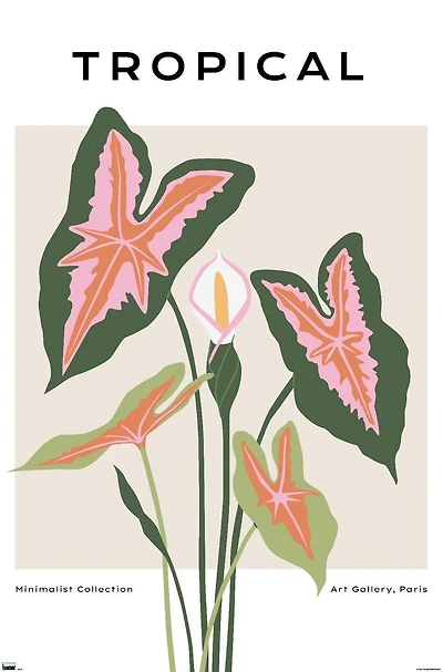 Botanical - Tropical Wall Poster, 22.375" x 34"