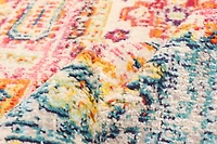 ECARPET Tapis Traditionnel Lotus pour Salon, Chambre, Salle A Manger, Entrée, Couloir et Plus Encore.