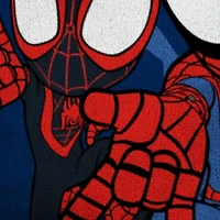 Spidey et ses Amis Extraordinaires Couverture Toucher Soie pour Lit 1 Place pour Enfants, 100 % Polyester 157,5 x 229 cm