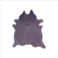 H-Natural 6'X7' Geneva Cowhide Rug