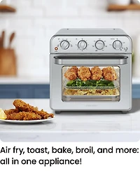 Chefman Toaster Oven Air Fryer Combo w/ 19 Quart Capacity, 7-in-1 Functionality - Stainless Steel, New