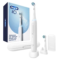 Brosse à dents électrique Oral-B iO Series 3 avec (2) brossettes, iO3 rechargeable, blanc Brosse à dents avec (2) brossettes