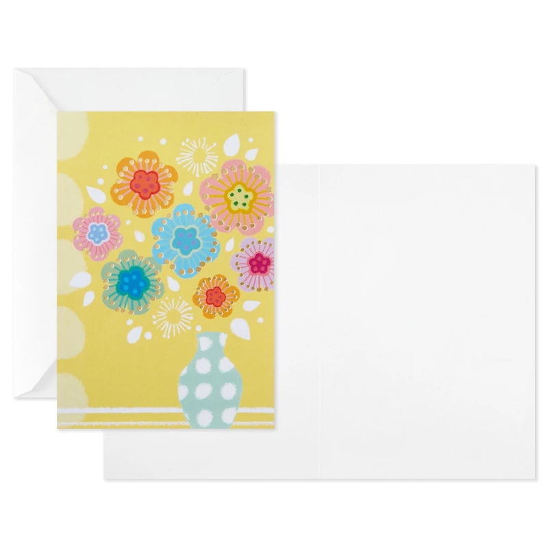 Assortiment de cartes de souhaits Hallmark – Motifs amusants (12 cartes sans texte et enveloppes)