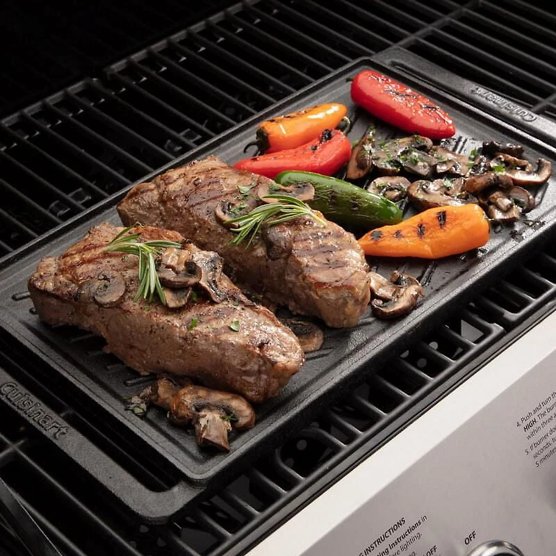 Cuisinart Grill/Crêpière en Fonte Réversible
