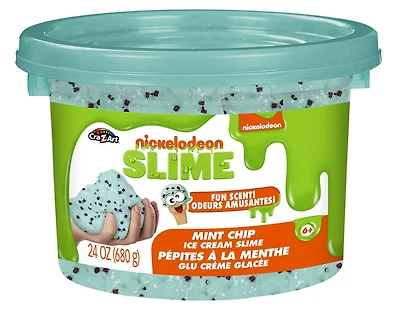 Nickelodeon Menthe Parfumée Slime Pre-fait Seau