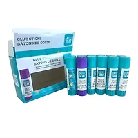 Colle bâton Pen+GEAR, 12 pièces × 21 g (0,7 oz), emballé en boîte en carton, temps de séchage : 5–10 minutes.