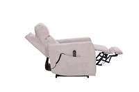 Topline Home Furnishings Power Lift Recliner with Adjustable Headrest