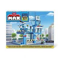 Ensemble de jeu MAX Adventure poste de police (321 pièces) la construction aventure jouet