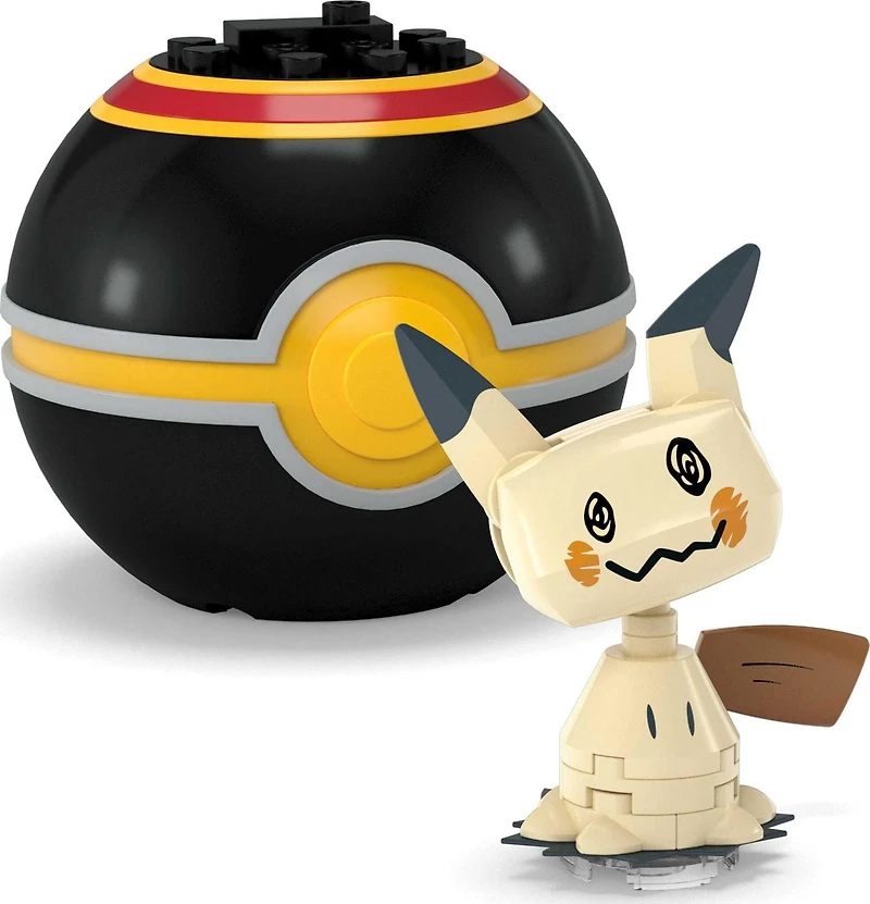 MEGA Pokémon Mimikyu Building Toy Kit, Poseable Action Figure (19 Pieces) for Kids