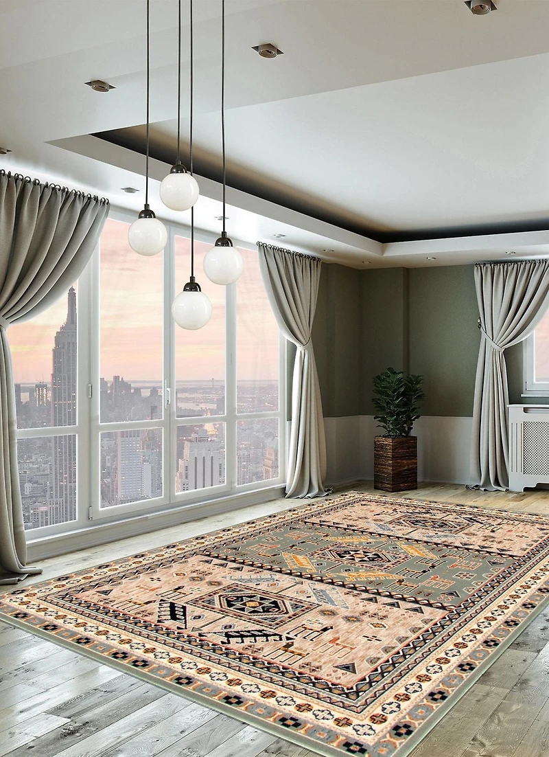 Tapis ECARPET Qashqai Vert