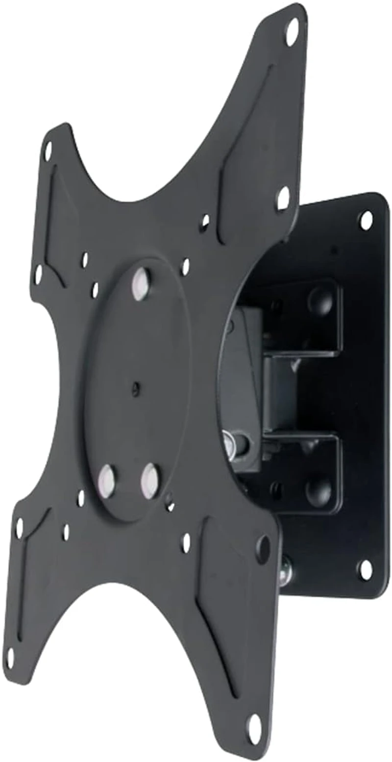 Techly Tilt & Swivel TV Wall Mount for 19" to 37" LCD/LED TVs VESA up to 200x200 mm, Holds up to 25 kg, Black