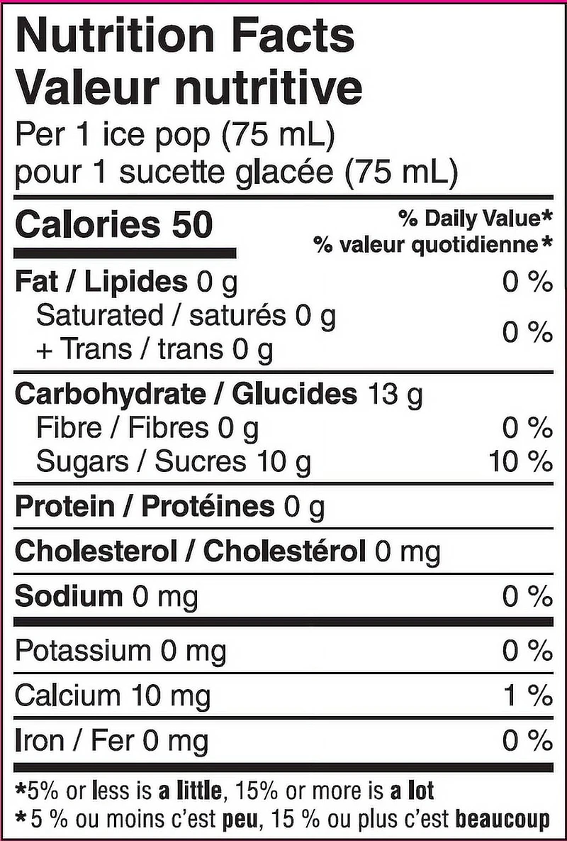 Great Value Cosmic Ice Pops in a box, 24 x 75 mL (1.8 L)