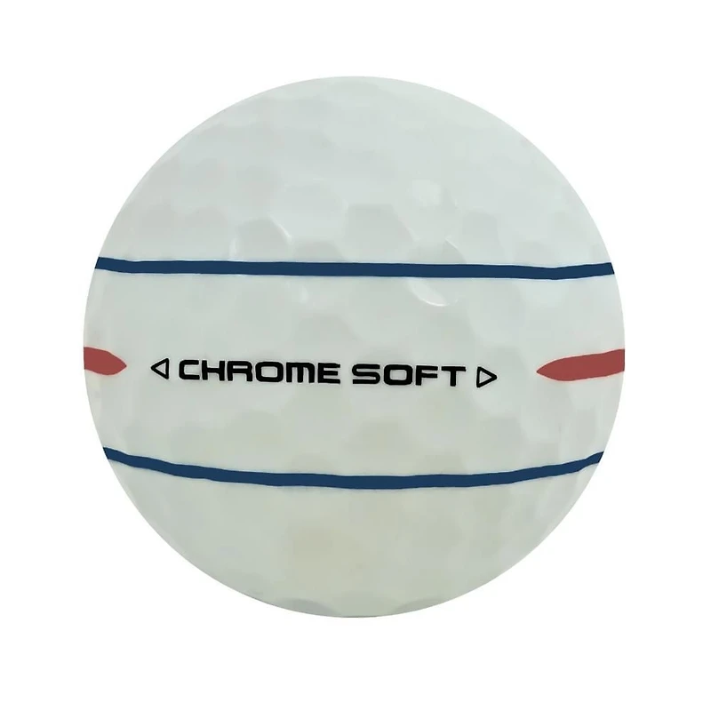 Mulligan - 12 balles de golf récupérées Callaway Chrome Soft 2024 360 Triple Track Pristine