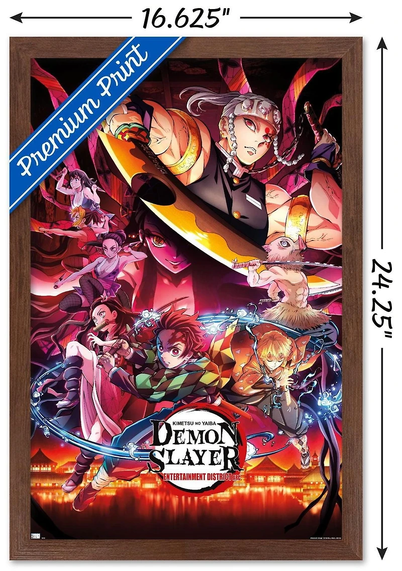Demon Slayer - Key Visual 1 Wall Poster, 22.375" x 34"