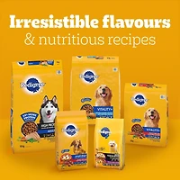 PEDIGREE with Bacon Flavoured Bites Adult Dry Dog Food Roasted Chicken & Vegetable Flavour, 13.6kg