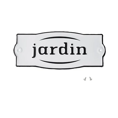 Hometrends Metal Sign - Jardin