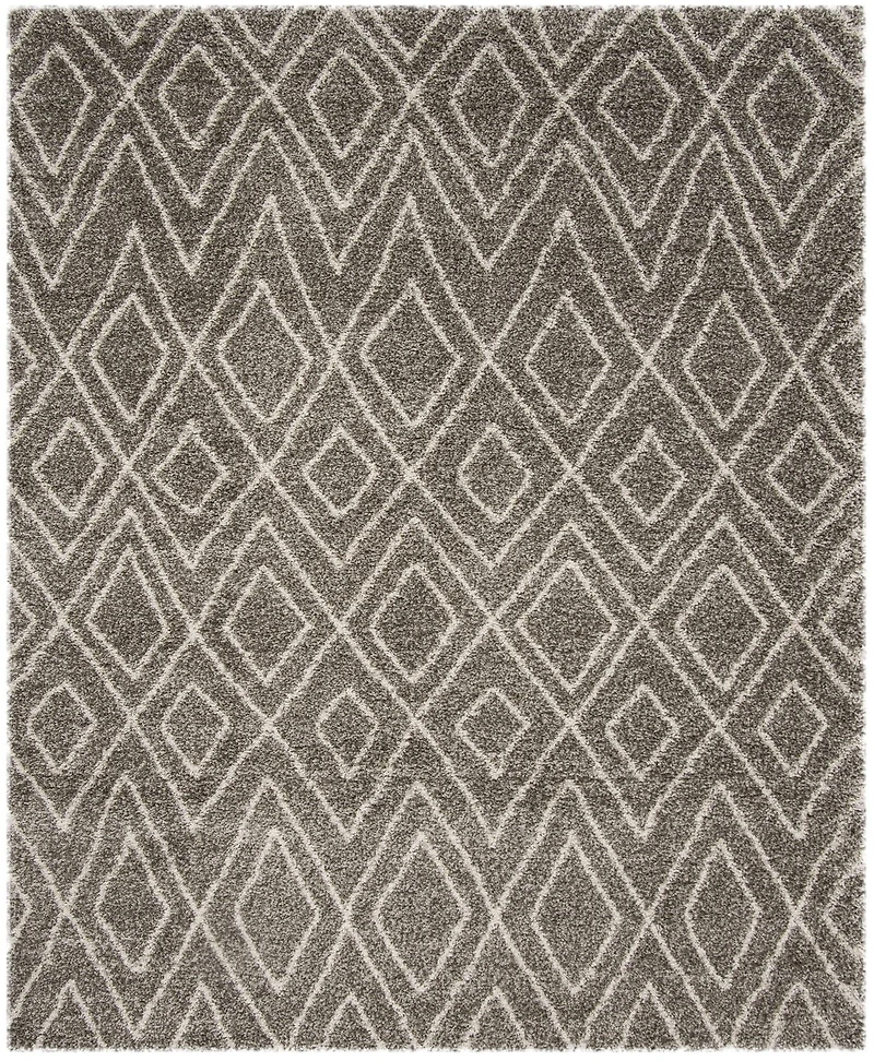 SAFAVIEH Hudson Augustine Geometric Shag Area Rug