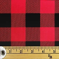Fabric Creations Red and Black Buffalo Plaid  Fat Quarter Pre-Cut Fabric - 18" x 21" / 45cm x 53cm, 18" x 21" / 45cm x 53cm