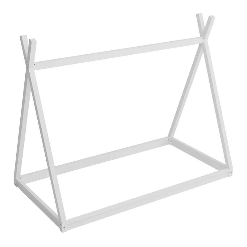 Homy Casa Wooden Tent Bed for Kids' Rooms Play Spaces