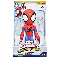 Marvel Spidey and His Amazing Friends, Spidey de 22,5 cm, figurine de super-héros format géant pour enfants à partir de 3 ans